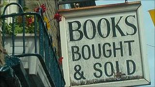 Hay-on-Wye книжный магазин знак