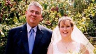 Mervyn Elkington with his daughter Louise Norton