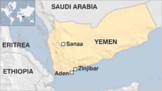Map of Yemen