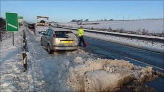 A30 in winter