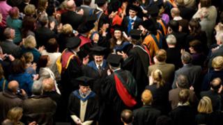 Cornwall College graduates at Truro Cathedral