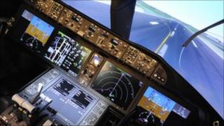 Simulator for the Boeing 787 Dreamliner