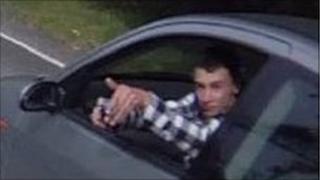 Police want to trace this man in connection with the shooting