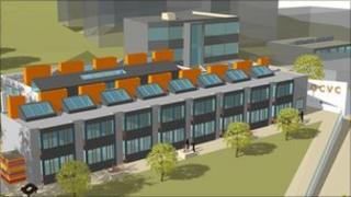 Artist impression of new Creative Arts Centre