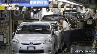 Toyota factory in Japan