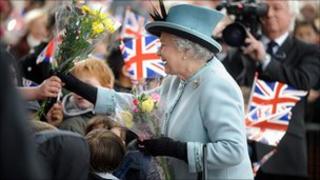 The Queen visits Derby