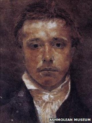 Samuel Palmer's self portrait, Ashmolean Museum, University of Oxford