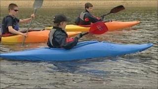 Scouts at Testwood Lakes