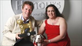 Kirsty Thomas and BBC's Nicky Cambell