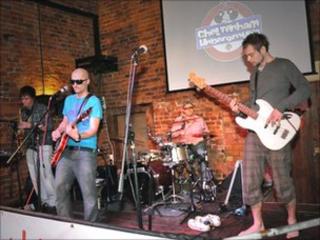 The Bushy Tail performing live