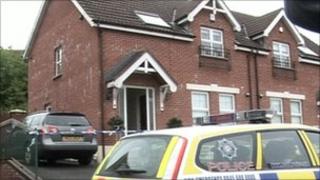 The man was shot and injured at a house in Mayfield Court