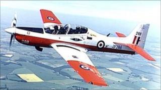 Tucano RAF trainer aircraft