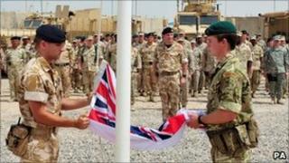 British troops leaving Iraq