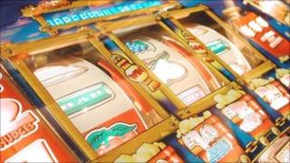 Fruit machine in an amusement arcade