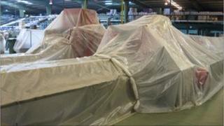 Covered conveyer belt