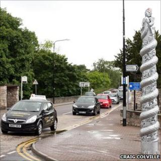 HM Stanley's 'totem pole' is unveiled