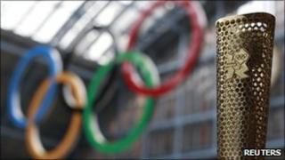 Prototype of the London 2012 Olympic Torch