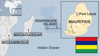 Карта Маврикия