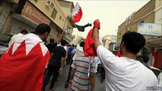 Shia protest in Manama on 3 June, 2011