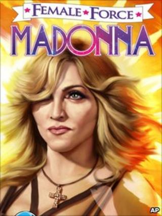 Female Force front cover featuring Madonna