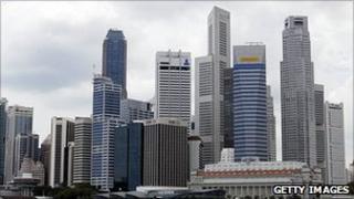 Singapore skyline