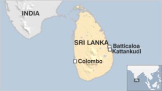 Sri Lanka map