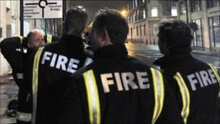 London firefighters