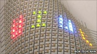 Flexible circuit with lights