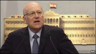 Lebanese Prime Minister Najib Mikati