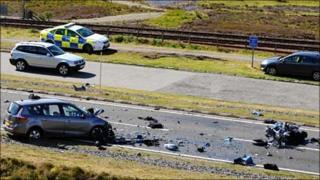a9 crash french road deaths scene caused lancashire bikers boss caption august last