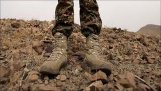 Soldier's boots