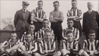 Spilsby Town FC team from 1932