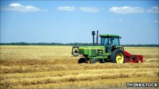 Tractor in North Dakota