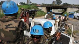 UN peacekeepers in Ivory Coast
