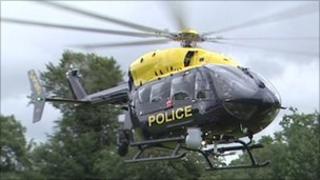Police helicopter