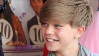 Ronan Parke, Britain's Got Talent finalist, at the Royal Norfolk Show 2011