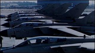 Tornado warplanes