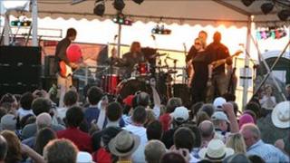 Cerys Matthews at Castell Rock