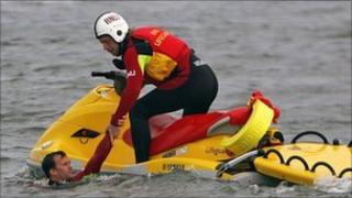 RNLI lifeguard