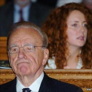 Rupert Murdoch and Rebekah Brooks