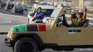 Security officials in Misrata, Libya (17 July 2011)