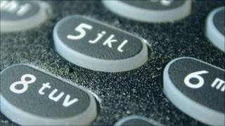 Mobile phone keypad
