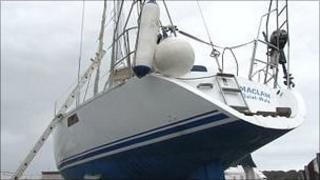 Yacht found off Guernsey's coast