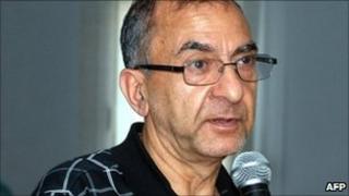 Ghulam Nabi Fai pictured in May 2011 at a conference on Kashmir