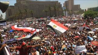 Rally in Tahrir square, 29 July