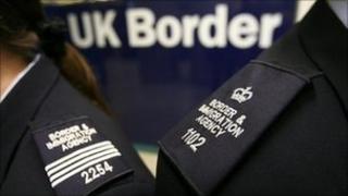 UK Border Agency officials