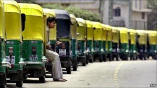 Delhi autorickshaws