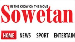 Sowetan masthead