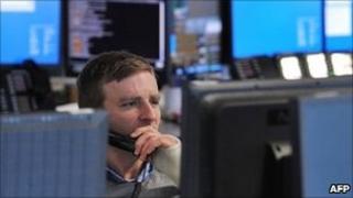 A broker in London