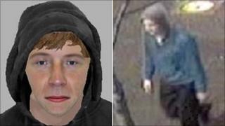 Efit and CCTV still of suspect